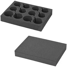 PRO PLUS Tassenhalter aus weichem Schaum 25 x 5 cm Schwarz