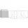 vidaXL Outdoor-Hundezwinger mit Dach 6 x 6 x 2,5 m Stahl Silber
