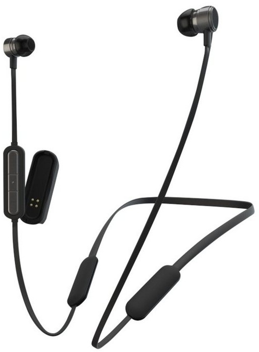 Vivanco Smartphone-Headset (Wireless, 2x Li-Polymer Batterien im Neckband verbaut, Laufzeit 8 Stunden) schwarz