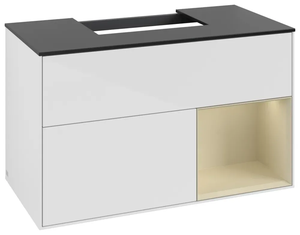 Villeroy & Boch Waschbeckenunterschrank Finion F12 1000x603x501mm m Bel FK/RE/AP: GF/HJ/2 F122HJGF