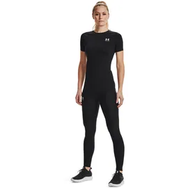 Under Armour HeatGear Kompressionsshirt Damen 001 black/white XXL