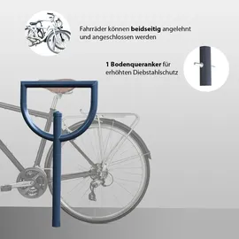 Trutzholm Fahrradständer Fahrradanlehnbügel 118 x 56 cm Stahl Ø 60 mm