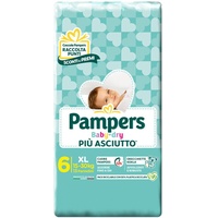 Pampers Baby-Dry 6 15-30 Kg. 13 Stück Windeln Hergestellt IN Italy