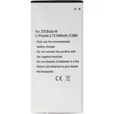 AccuCell Akku passend für ZTE Blade V9, Li-Polymer, 3,7V, 3400mAh, 12,6Wh