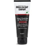 Brooklyn Soap Company BROOKLYN SOAP 2-in-1 Gesichts- & Gesichtscreme (75 ml) · Bartpflege der COMPANY · Alternative zum Bartöl oder zum Bart Balsam · Weicherer 3-Tage-Bart & weniger Bartjucken ✓