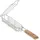 Esschert Design Gemüsekorb 49 cm Edelstahl, Holz silber