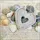 Ambiente Home Ambiente Servietten Papier 33x33cm 3-lagig - Herz + Steine, 20 Stück Packung