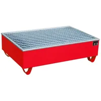 Bauer Südlohn Auffangwanne AW-2/PE, lackiert, Feuerrot