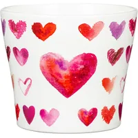 Scheurich Blumentopf aus Keramik, geschwungene Form, Heartbeat, 15,2 cm