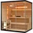 Artsauna Saunakabine Vantaa 175 mit Salzstein - Indoor Sauna für 4 Personen