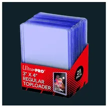 Ultra Pro Toploader 3x4" Clear Regular 25 Stück