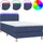 vidaXL Boxspringbett 100 x 200 cm Blau