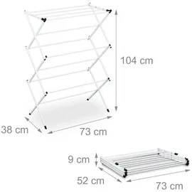 Relaxdays 11 m weiß