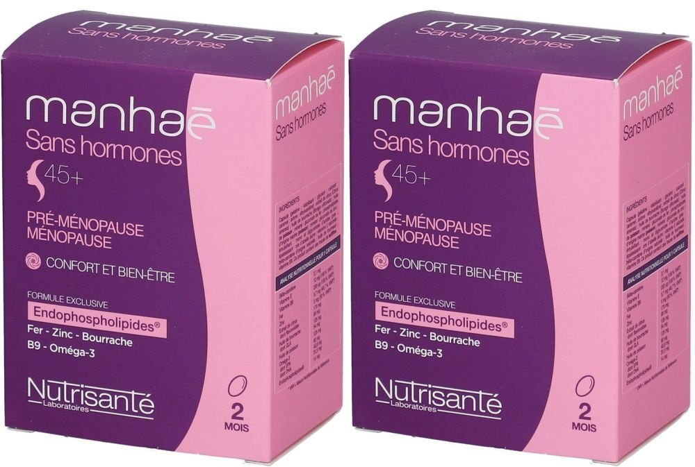 Manhaé Féminité Ménopause 2x60 pc(s) comprimé(s)
