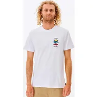 Rip Curl Search Icon Tee White 2XL