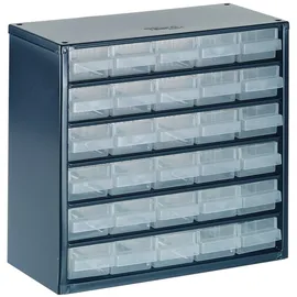 RAACO 630-00 Kleinteilemagazin (B x H x T) 306 x 283 x 150 mm Anzahl Fächer: 30 Inhalt 1 St.
