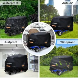 luxuskollektion 420D Elektromobil Abdeckhaube Wasserdicht UV-beständig Universell