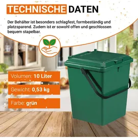 GARANTIA Bioeimer grün 10 Ltr - GARANTIA