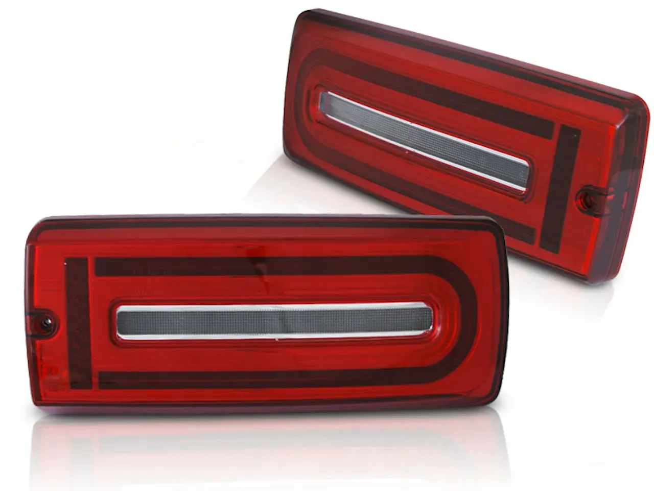 LED Lightbar Rückleuchten für Mercedes G-Klasse W463 90-18 Rot dynamischen Blinker