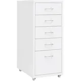 vidaXL Aktenschrank 28x41x69 cm Weiß