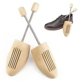 ZMDMAH Schuhspanner holz, Schuhformer Schuhstrecker mit Spiralfeder, Schuhstrecker, Shoe Stretcher, Schuhspanner Sneaker für Damen und Herren, Gr. 42-46 - 42-46