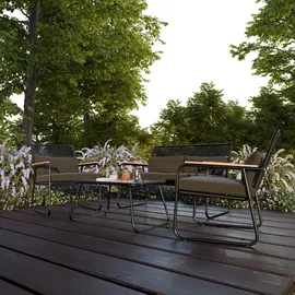 garmio Gartenmöbel Set 4-tlg. Polyrattan