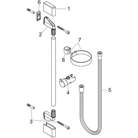 Hansgrohe Unica'Crometta 0,9 m inkl. Schlauch