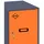 Simonrack Simonlocker Dism.mini 40 x 50 x 47,5 cm Orange/Schwarz