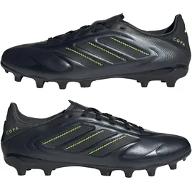 adidas Copa Pure 3 League FG/MG Herren Core Black/Dgh Solid Grey/Lucid Lemon 43 1/3