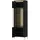 Quartier Vitrine Norica 66,5 x 202,1 x 40 cm Schwarz/Gold