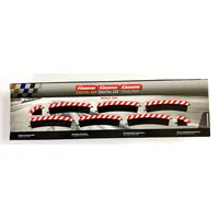 Carrera Außenrandstreifen für Kurve 3/30 Grad 6er Pack, Endstücke 2er Pack 20020563