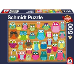 Schmidt Spiele Puzzle »Eulen Collage«, 500 Puzzleteile