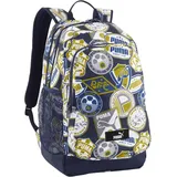 Puma Academy Backpack Unisex-Kinder Rucksack PUMA Navy-Soccer Badges AOP