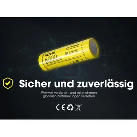 Nitecore 21700 6000mAh 3,6V 8A