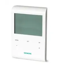 Siemens S55770T279 Raumthermostat mit Auto-Zeitschaltprogramm und LCD, Batterie