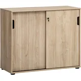 Schildmeyer Schiebetürenschrank Emmik 100,1 x 83,6 x 41 cm Beige