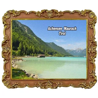 Achensee Maurach Tirol Österreich Kühlschrankmagnet 3D Reise Souvenir Kühlschrank Dekoration Magnetaufkleber Basteln Kollektion