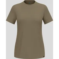 Odlo Damen Merino 160 Plain T-Shirt (Größe XL, gruen)
