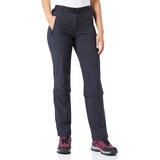 CMP Damen Damen-stretch-zip-off-hose Mit Bequemer Passform Zipp Off Hose, Anthracite, C20 EU