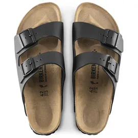 Birkenstock Arizona Naturleder schmal schwarz 41