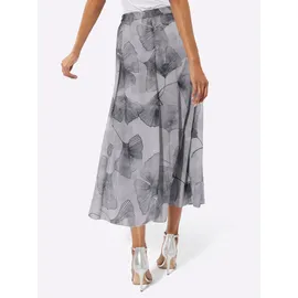 CREATION L A-Linien-Rock Damen Floral Hellgrau 52