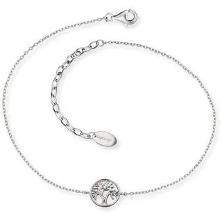 Fußkette ENGELSRUFER "LEBENSBAUM, ERF-LILTREE", silber (silberfarben), Fußkettchen, Silber 925 (Sterlingsilber)