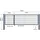 Home Deluxe Doppelflügel Gartentor 350 x 200 cm Grün/Metall