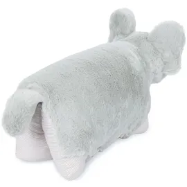 Brubaker Kuscheltierkissen Elefant 40 x 30 cm Grau
