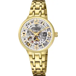 Festina Automatik Damen Automatik F20617/1 - silber,gold - 32.5mm