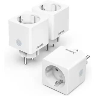Hama Funksteckdose 3.680 W Weiß 3 St.