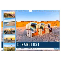 Calvendo STRANDLUST Nordseeinsel Sylt (Wandkalender 2026 DIN A4 quer),