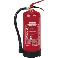 Protex – Schaum-Feuerlöscher SD6 E – 6 Liter – fluorfrei – für die Brandklassen A und B – nach DIN EN 3 – 11 kg – mit praktischer Halterung – mit Prüfplakette – Made in EU