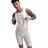 Siroko Men Cycling 's bib shorts in recycled fabrics Mount Lemmon Grey