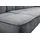 exxpo - sofa fashion Eckbank EXXPO - SOFA FASHION "Latte", antrazith, B:234cm H:95cm T:156cm, 100% PES, Sitzbänke, Eckbank, moderne Sitz- und Rückensteppung, bequem und elegant, hoher Holzfuß